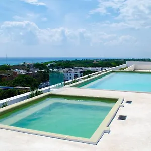 2 Beds Pool View Modern Apt/parking, Gym, Rooftop - 405 Musa , Playa del Carmen México